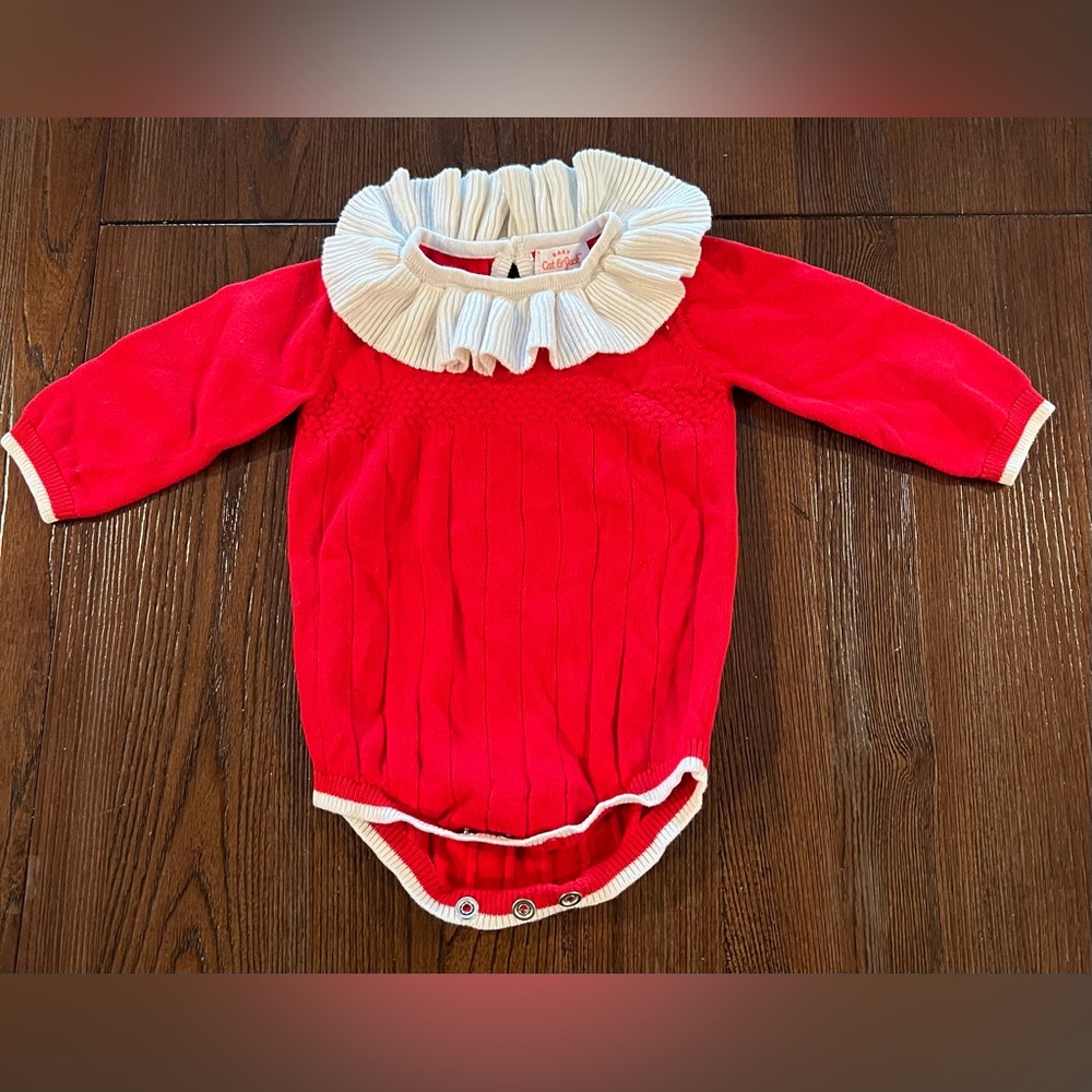 Baby cat & jack Christmas outfit